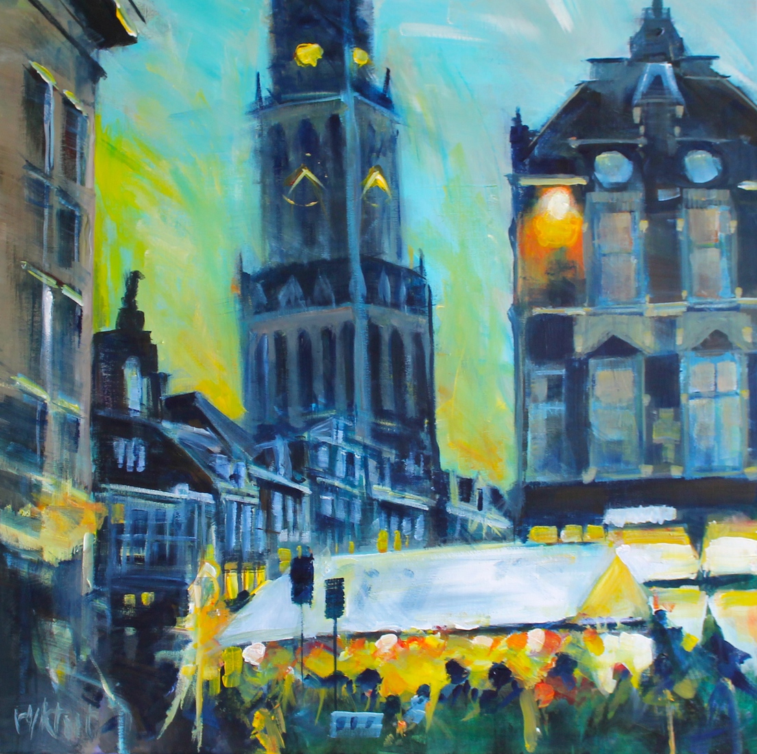 Stadhuisbrug Winteravond